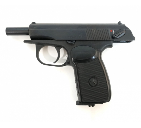 Пневматический пистолет МР-654К (черная рукоять) 