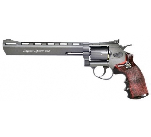 Пневматический револьвер Borner Super Sport 703 с фальшпатронами (аналог Смита-Вессона 8 дюймов)