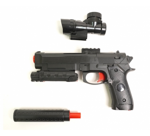 Пистолет бластер AngryBall M92 (Beretta) Black