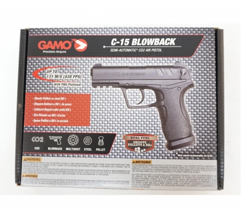 Пневматический пистолет GAMO C-15 Blowback 