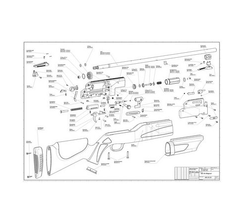 Пневматическая винтовка Umarex 850 Air Magnum XT газобал, пластик, сошка, прицел Walther 6х42