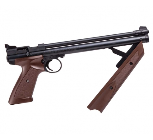 Пневматический пистолет Crosman P1377BR American Classic Brown (накачка), кал.4,5 мм		