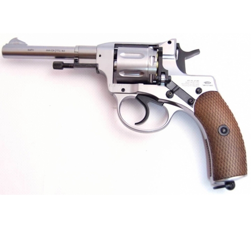 Пневматический револьвер Gletcher NGT RF Silver (аналог нагана)