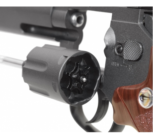 Пневматический револьвер Borner Super Sport 703 с фальшпатронами (аналог Смита-Вессона 8 дюймов)