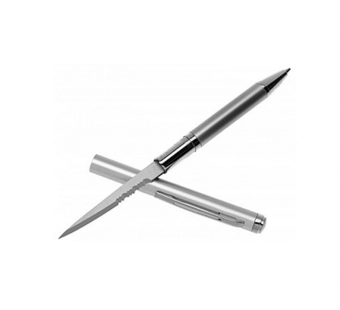 Ручка-нож 003S - Silver в блистере (City Brother)	