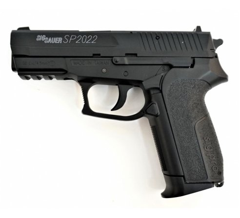 Пневматический пистолет Swiss Arms SIG SP2022 пластиковый затвор (аналог зиг зауэра 2022)