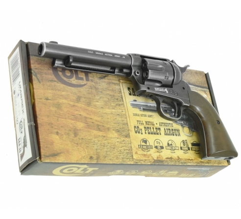 Пневматический револьвер Umarex Colt Single Action Army (SAA)  45 BB Antique 