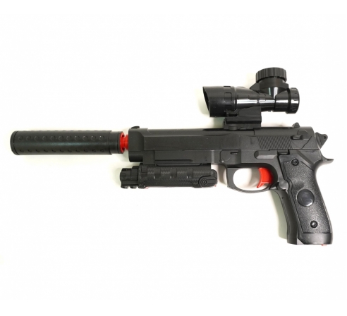 Пистолет бластер AngryBall M92 (Beretta) Black