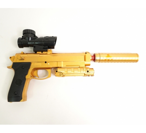 Пистолет бластер AngryBall M92 Gold