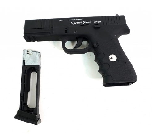 Пневматический пистолет Borner W119 (Glock17) 4,5 мм