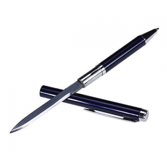 Ручка-нож 003 - Blue в блистере (City Brother)